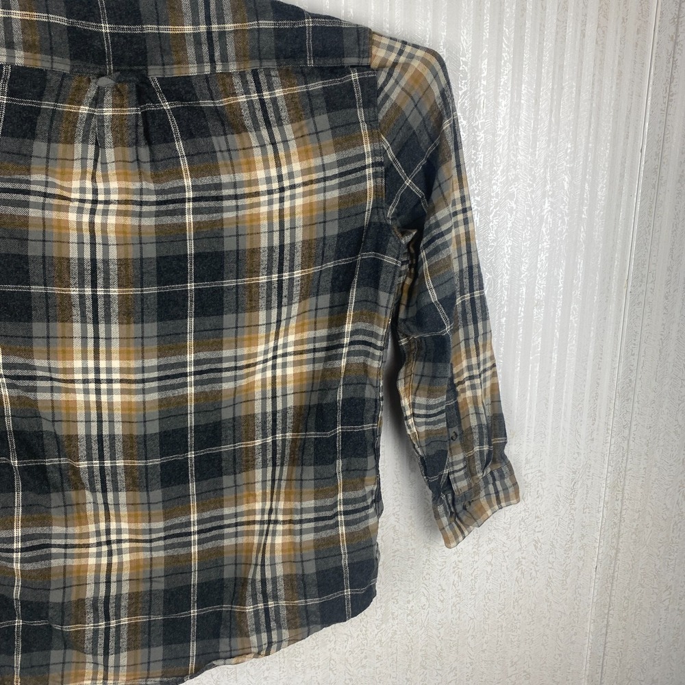 Eddie Bauer Mens Multicolor Plaid Flannel Casual Button Up Shirt Size XL - Picture 6 of 16